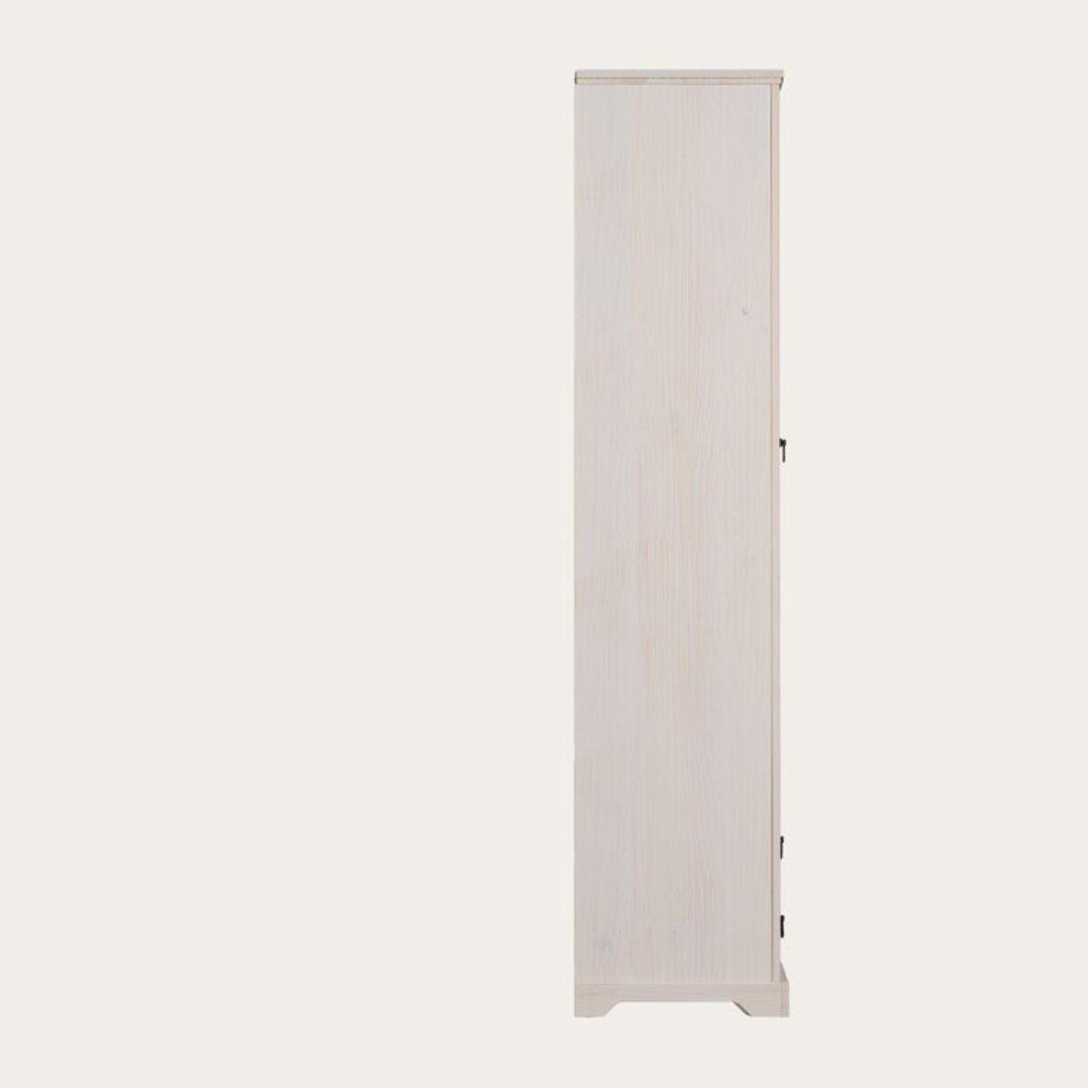 Vitrine Tarifa -bois massif d'araucaria-couleur baishi 70 x 180 x 40 cm