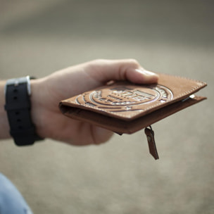 Cartera Hombre Piel Skpat Vintage Marron