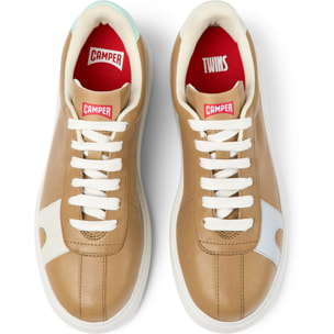 Zapatillas - CAMPER Runner K21 - Marron - Cuero liso