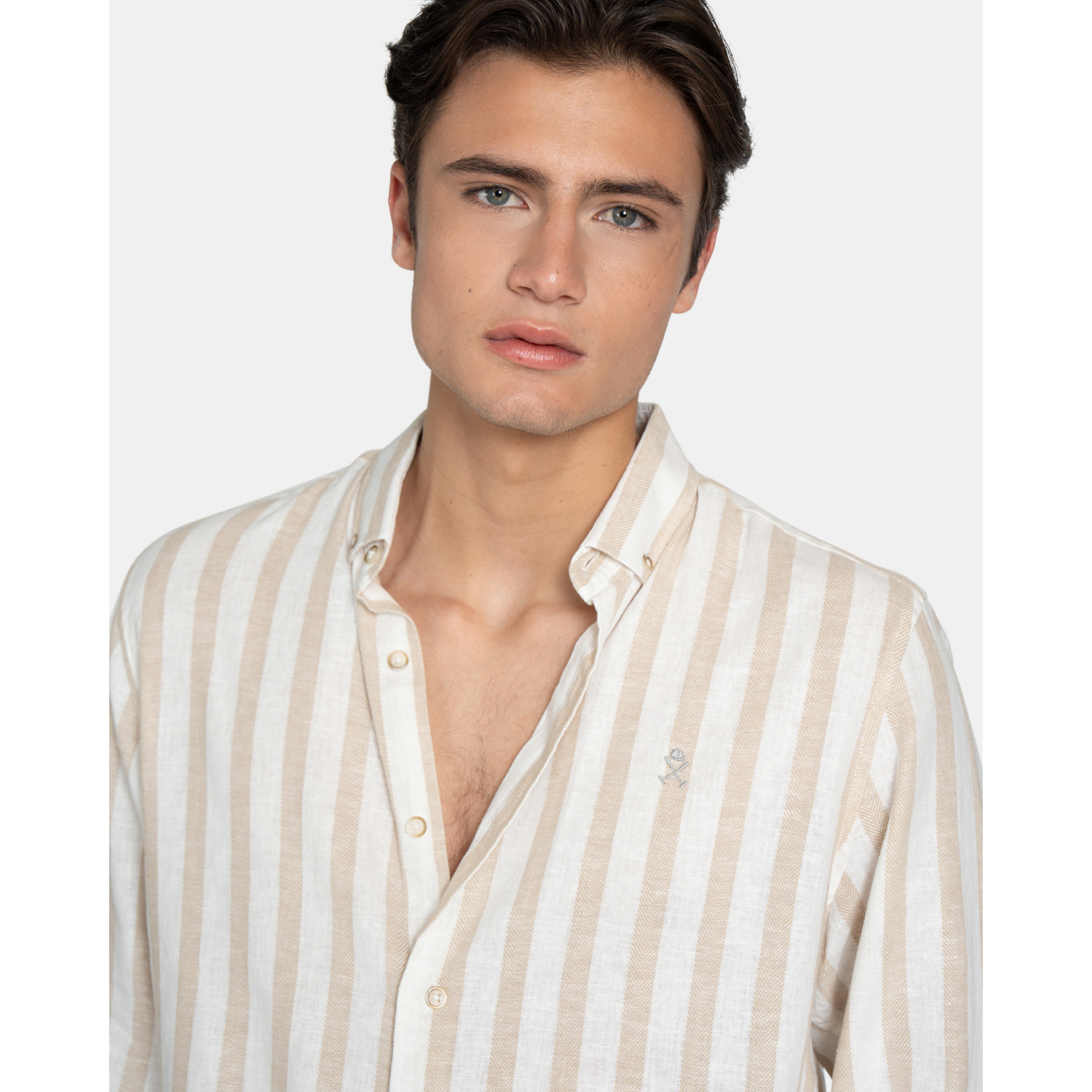 CAMISA SPIKED STRIPE