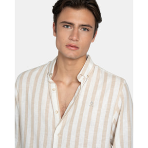 CAMISA SPIKED STRIPE