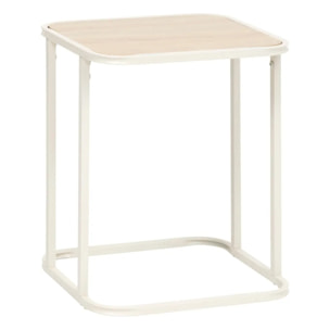 Lot de 2 tables gigognes Curvy bois clair
