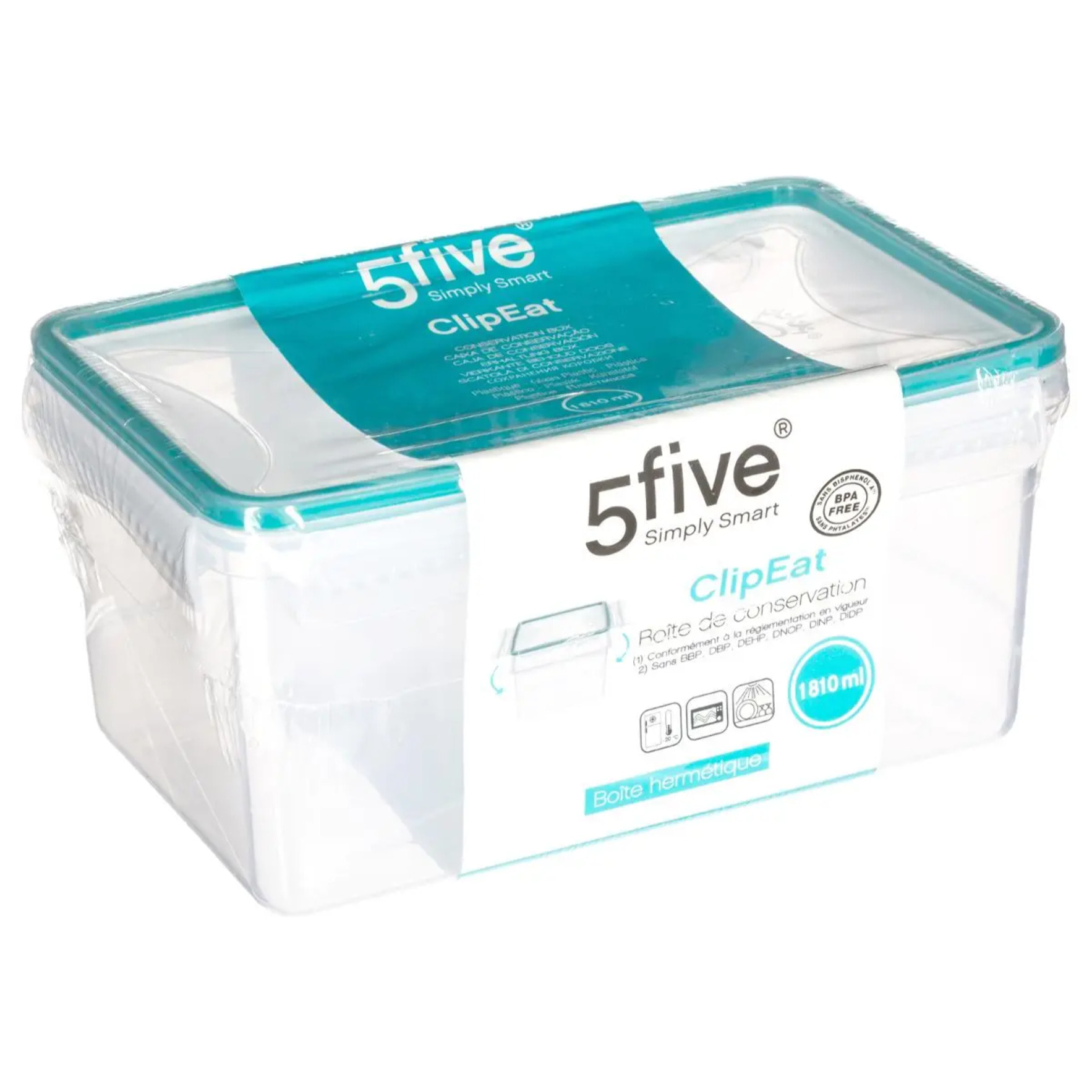 Boîte de conservation plastique "Clipeat" 1,81L