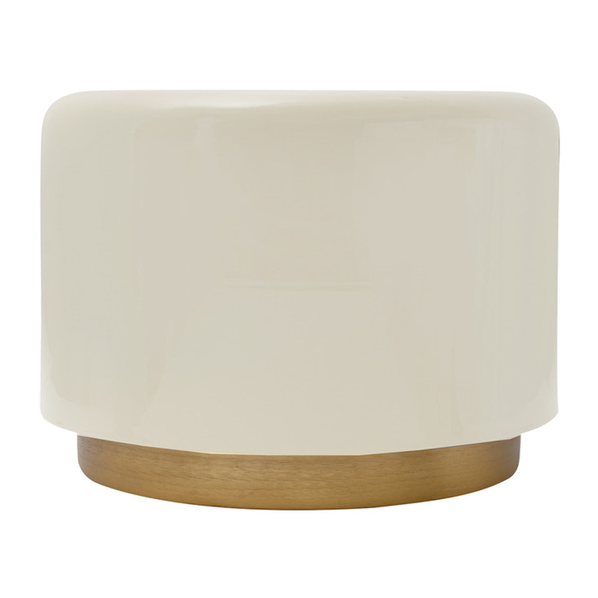 Tavolino Art Deco 275 color Avorio in metallo