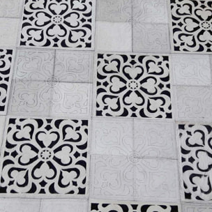 Tapis peau de vache kilim fait main DIGO