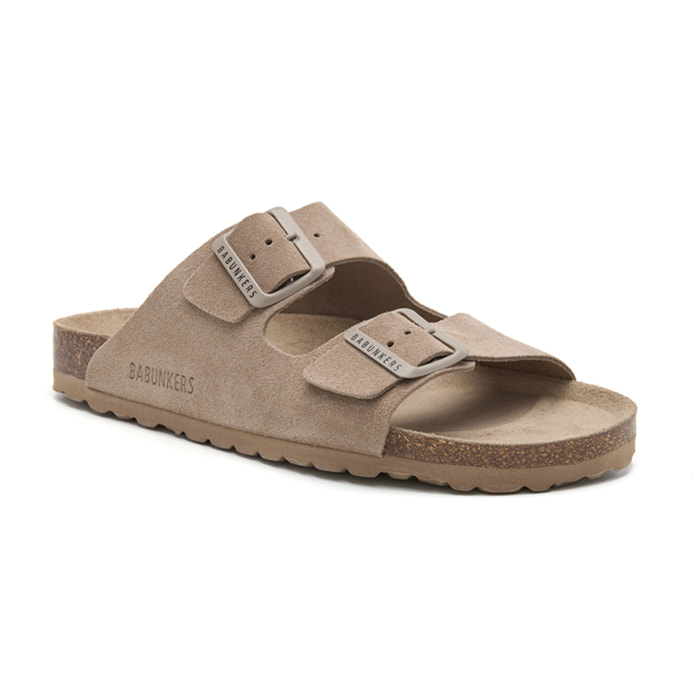 SANDALIA BABUNKERS MARRON