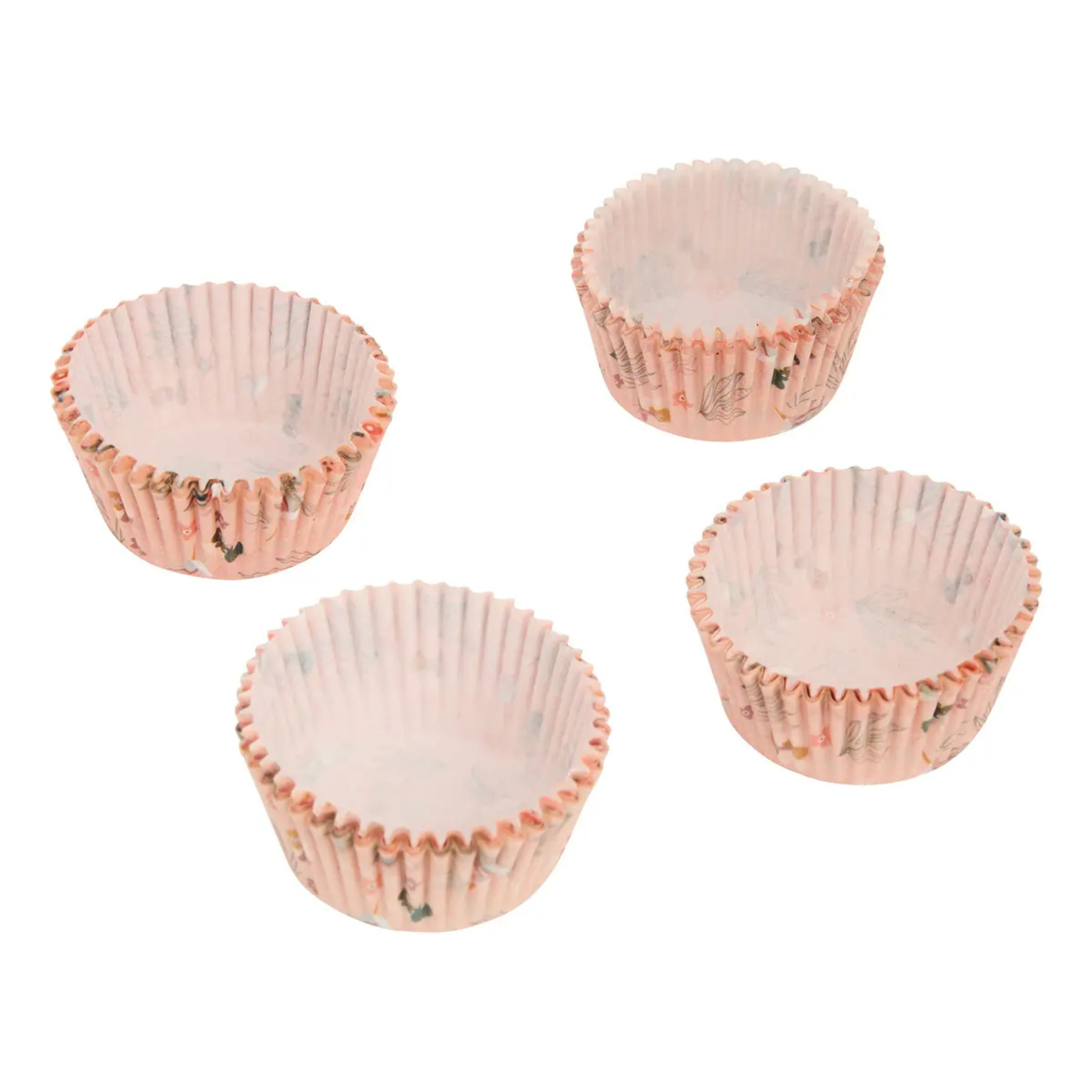 Caissettes papier à muffins Anniversaire D7,5cm rose