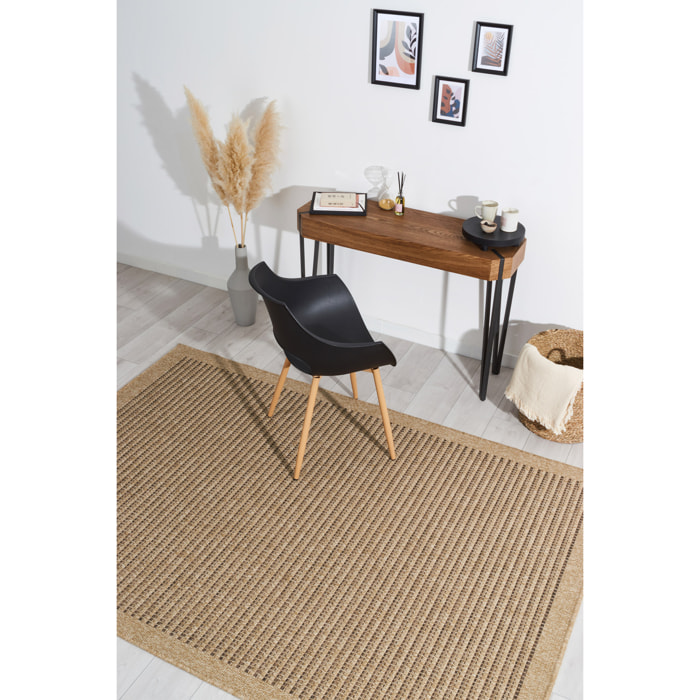 Nature - tapis effet jute marron