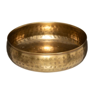 Set de 2 coupes "Oasis" métal doré D20/30,5cm