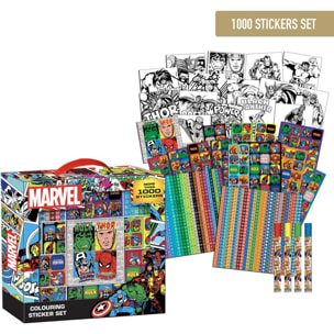 Pack Pegatinas 1000 Piezas Marvel