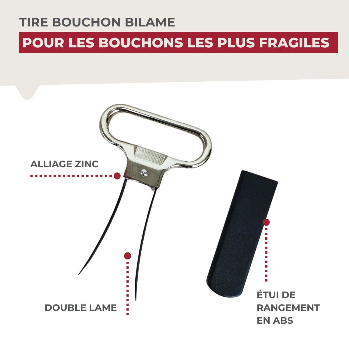 Tire-bouchon à feuille Fackelmann Bar Concept