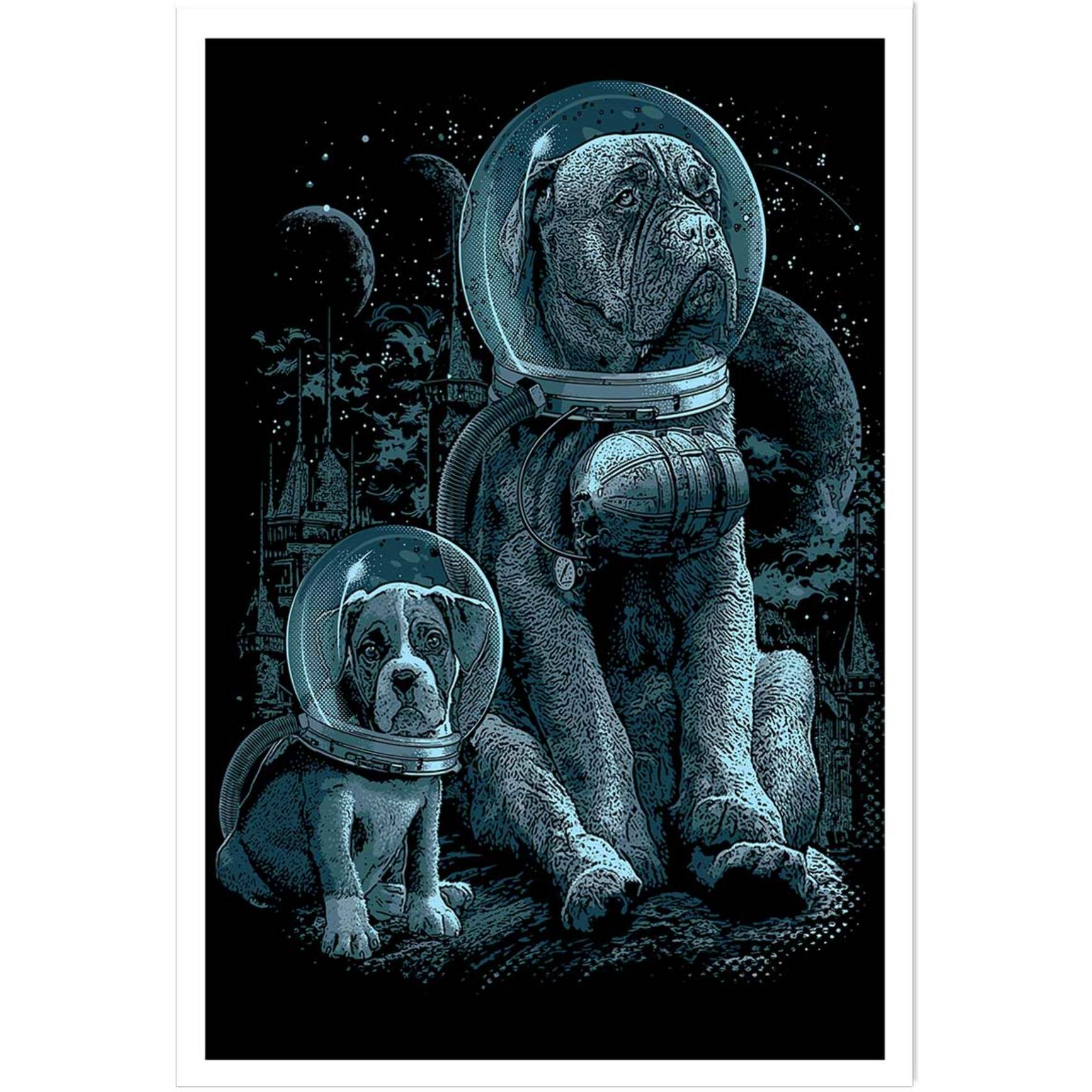 Affiche enfant la maison nous manquait  Affiche seule