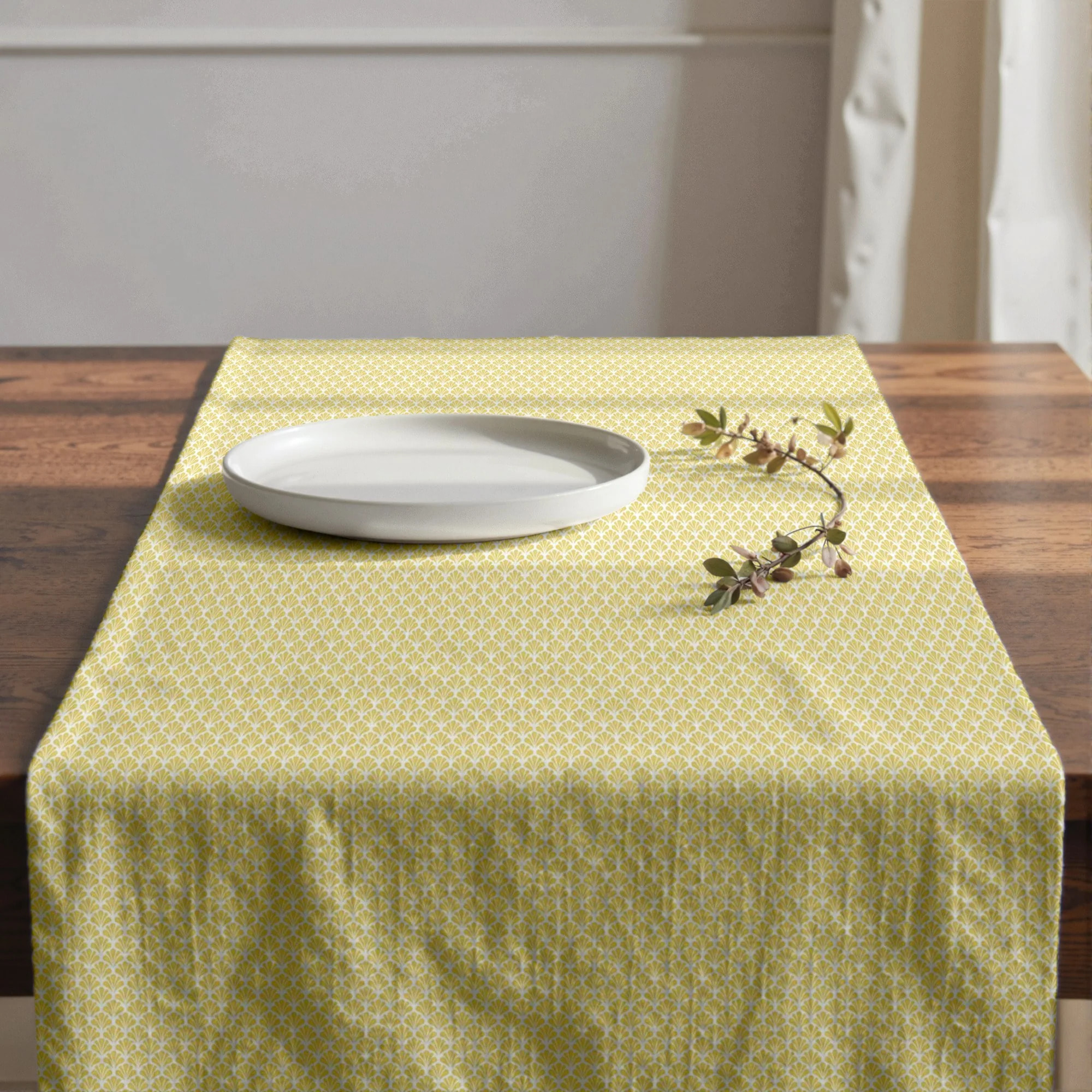 Chemin de table 100 % coton Adelina 125 5 50x150 cm