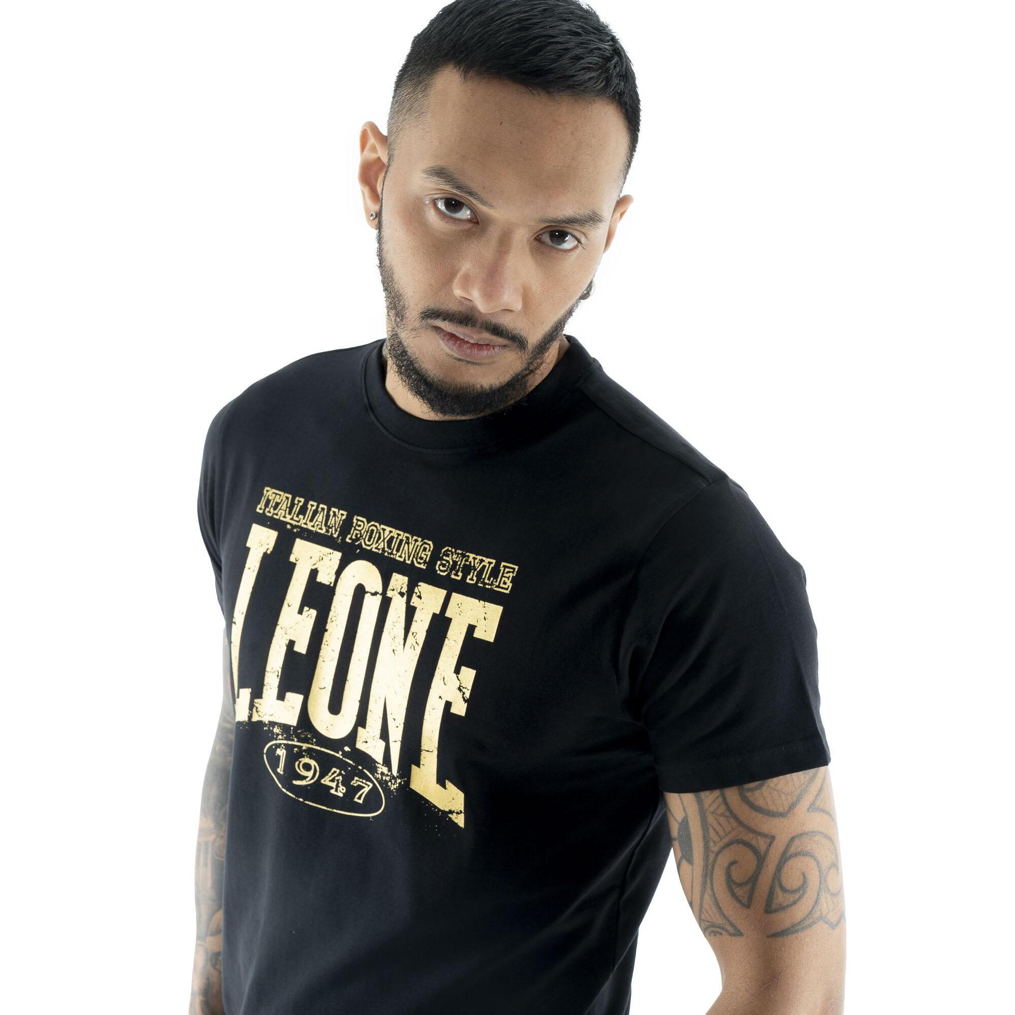 Camiseta de hombre Leone Boxing Legend de algodón elástico