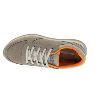 Armata di Mare Scarpe Uomo Sneakers Casual Stringate con Soletta Rimovibile in Memory Foam AMU S25L714 Beige