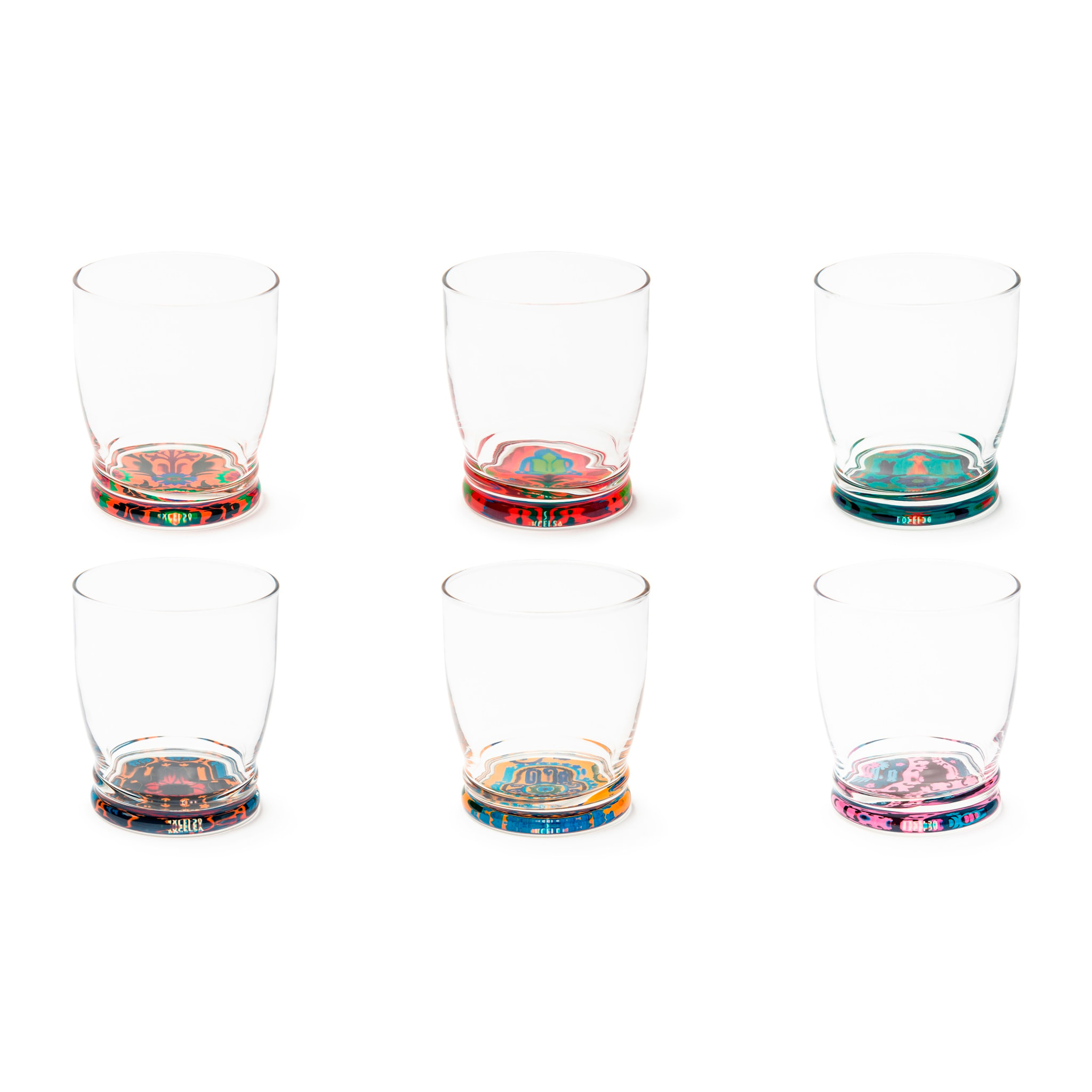 Set de 6 Verres Excelsa – New Delhi, Verre Multicolore