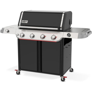 Barbecue gaz WEBER Genesis E-435W, sur chariot, 5 brûleurs dont 1 latéral, surface de cuisson 86 x 48 cm