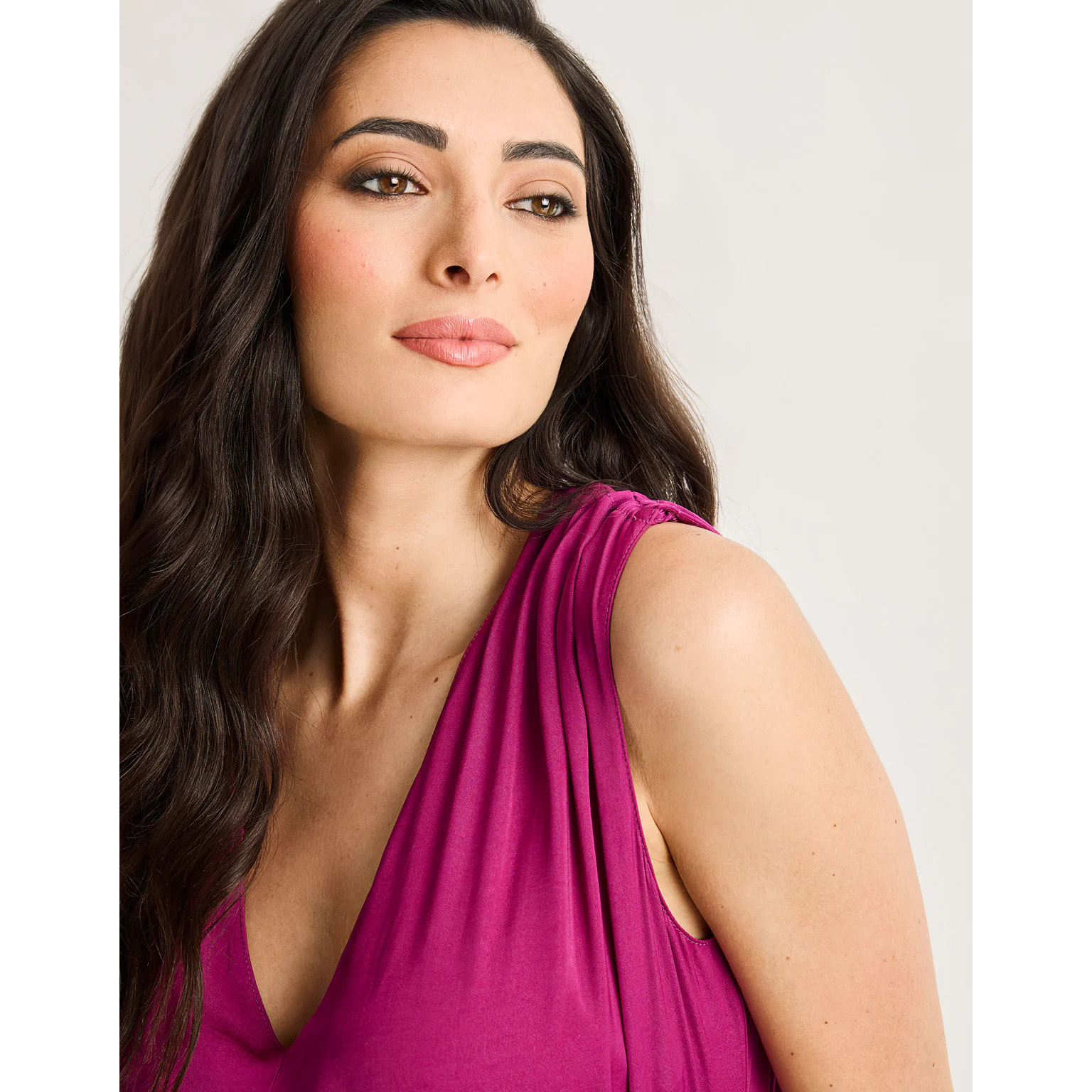 Vestido Largo Morado - Monicasa