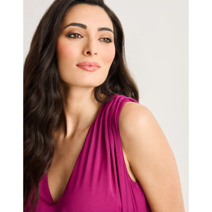 Vestido Largo Morado - Monicasa