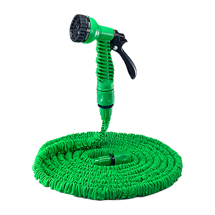 Pistola spray con 7 modalità d'uso e tubo di 30 m.