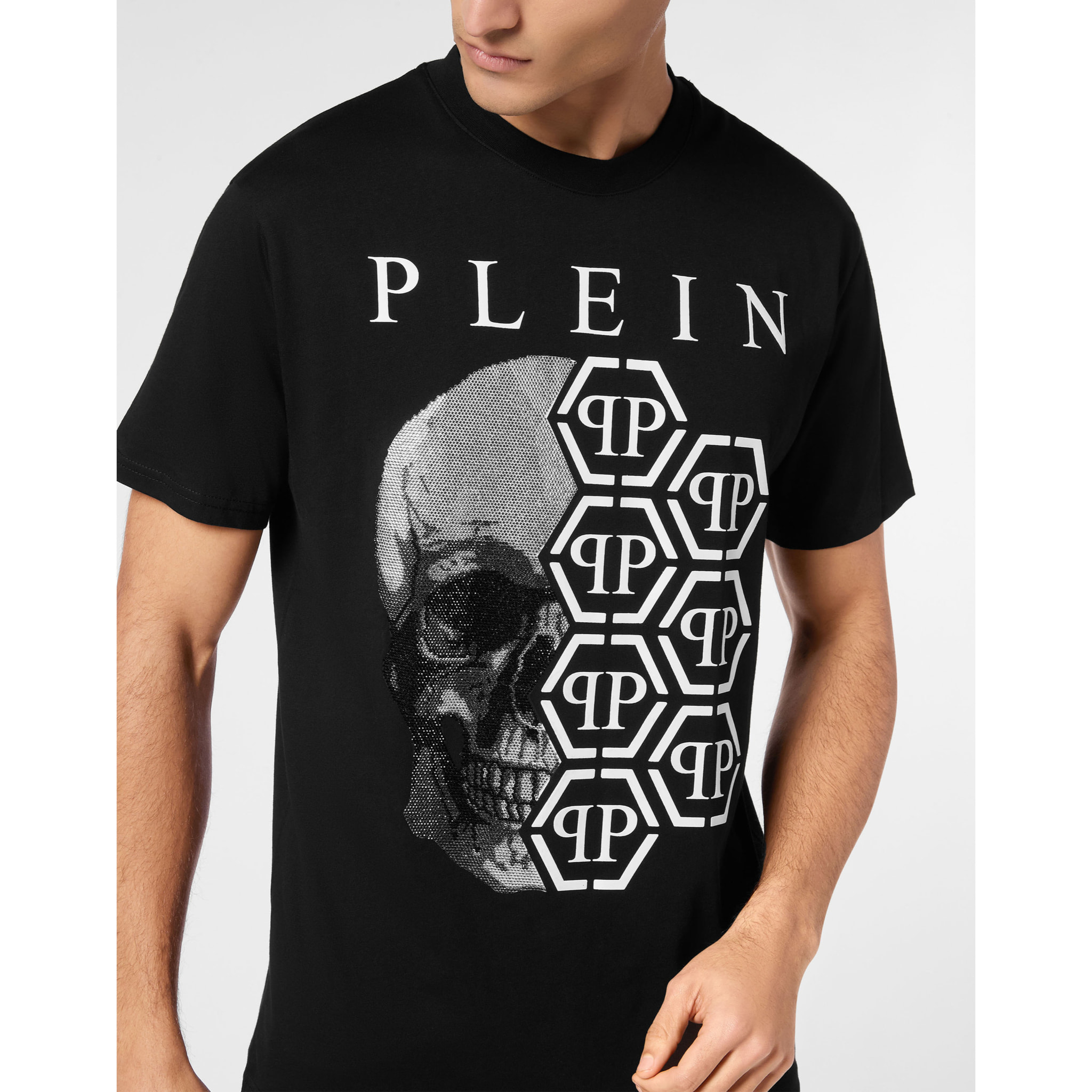 PHILIPP PLEIN Camiseta Cuello Redondo HEXAGON