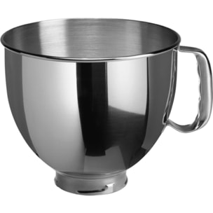 Robot pâtissier KITCHENAID 5KSM125EER Artisan Rouge Empire,  4,8 L, bol avec poignée, 300 watts