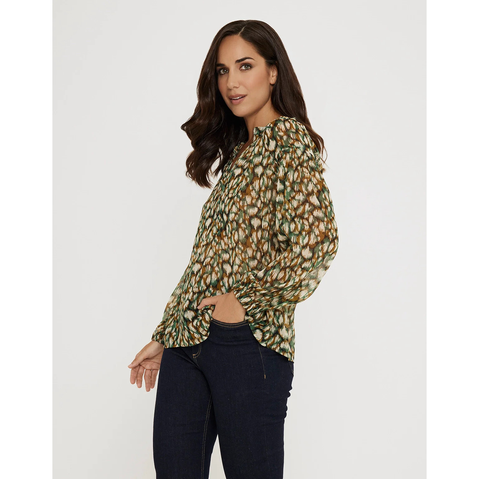 Camisa Manga Larga Estampada - Handy