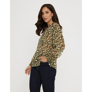 Camisa Manga Larga Estampada - Handy