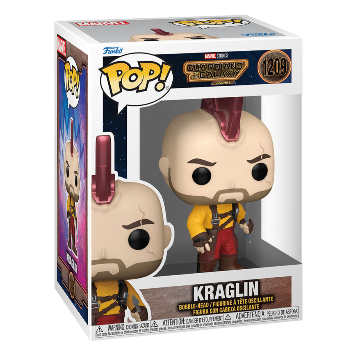 Guardiani Della Galassia Vol. 3 Pop Vinile Figura Kraglin 9 Cm Funko