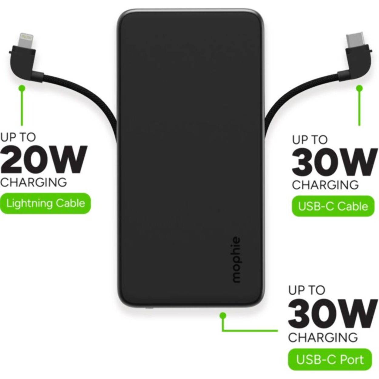 Batterie nomade MOPHIE 5 000 mAh noir