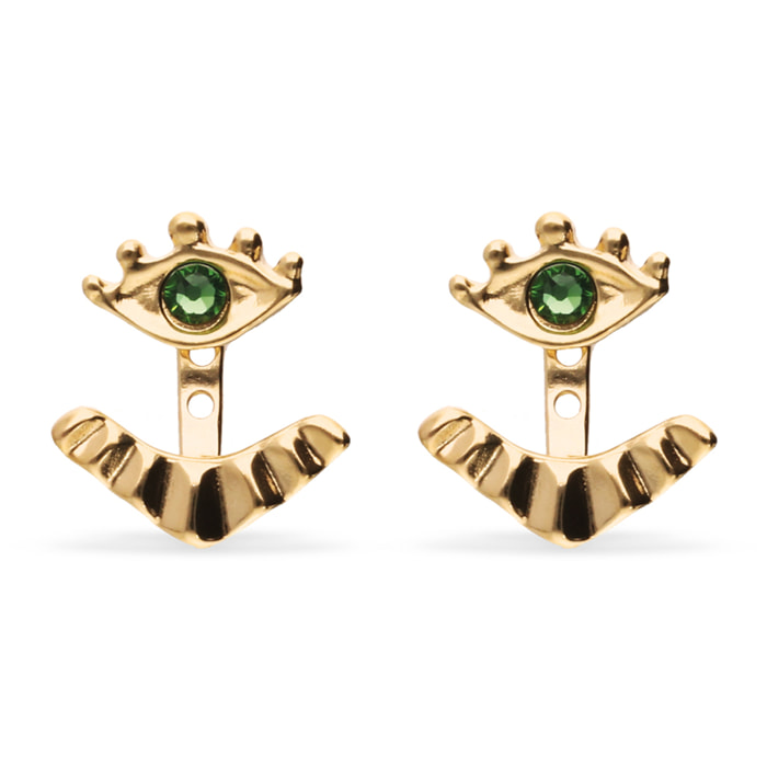 Pendiente SER INTUITIVA VERDE U