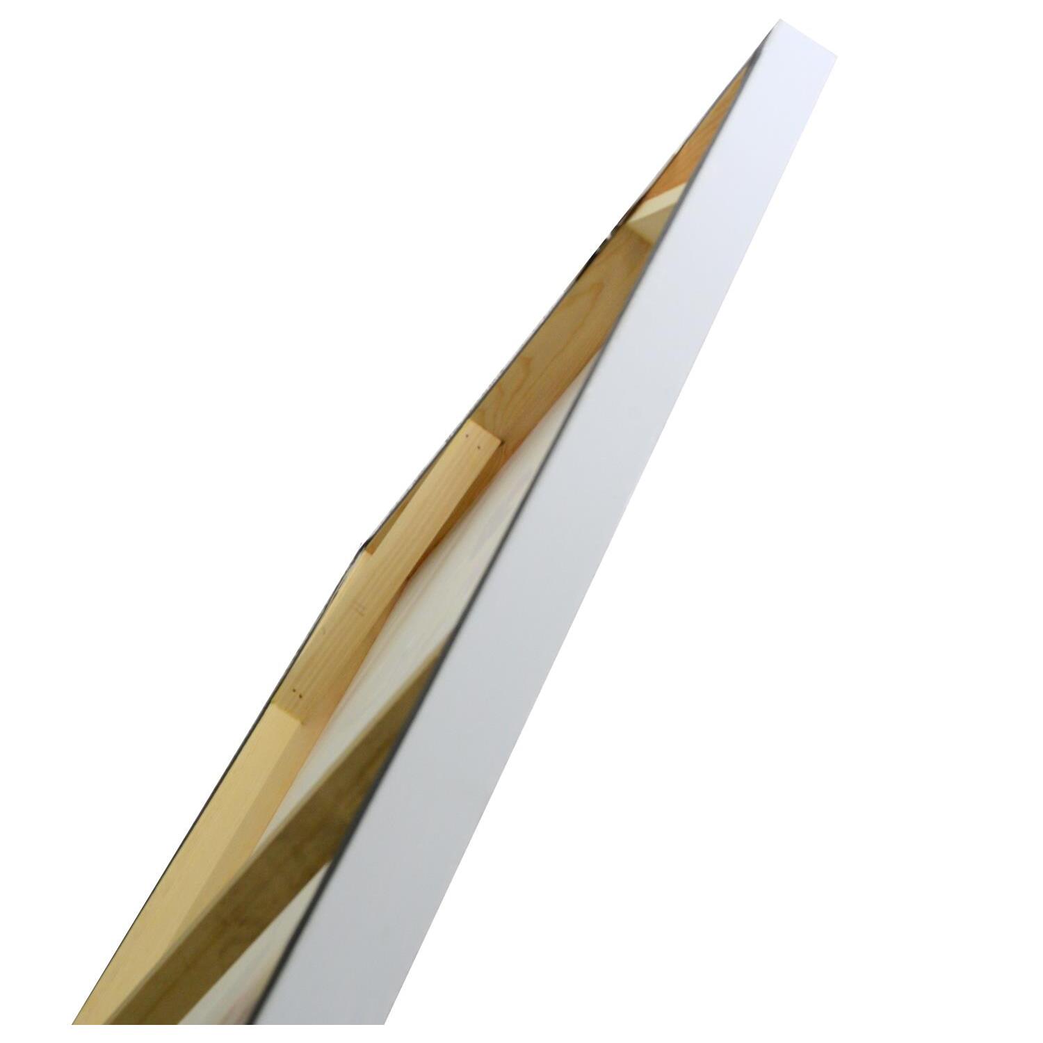 Quadro dipinto fiore rosa cm80x80x4