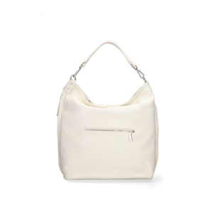 Borsa a spalla da donna Made in Italy - Modello Oriana Plus - 100% pelle - 36.0 x 40.0 x 12.0 cm