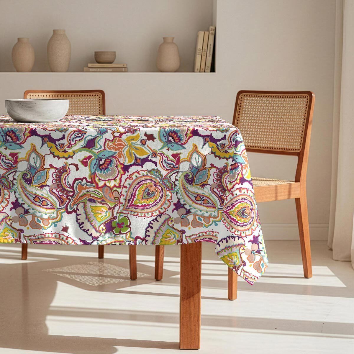 Mantel antimanchas India - 100% algodón -