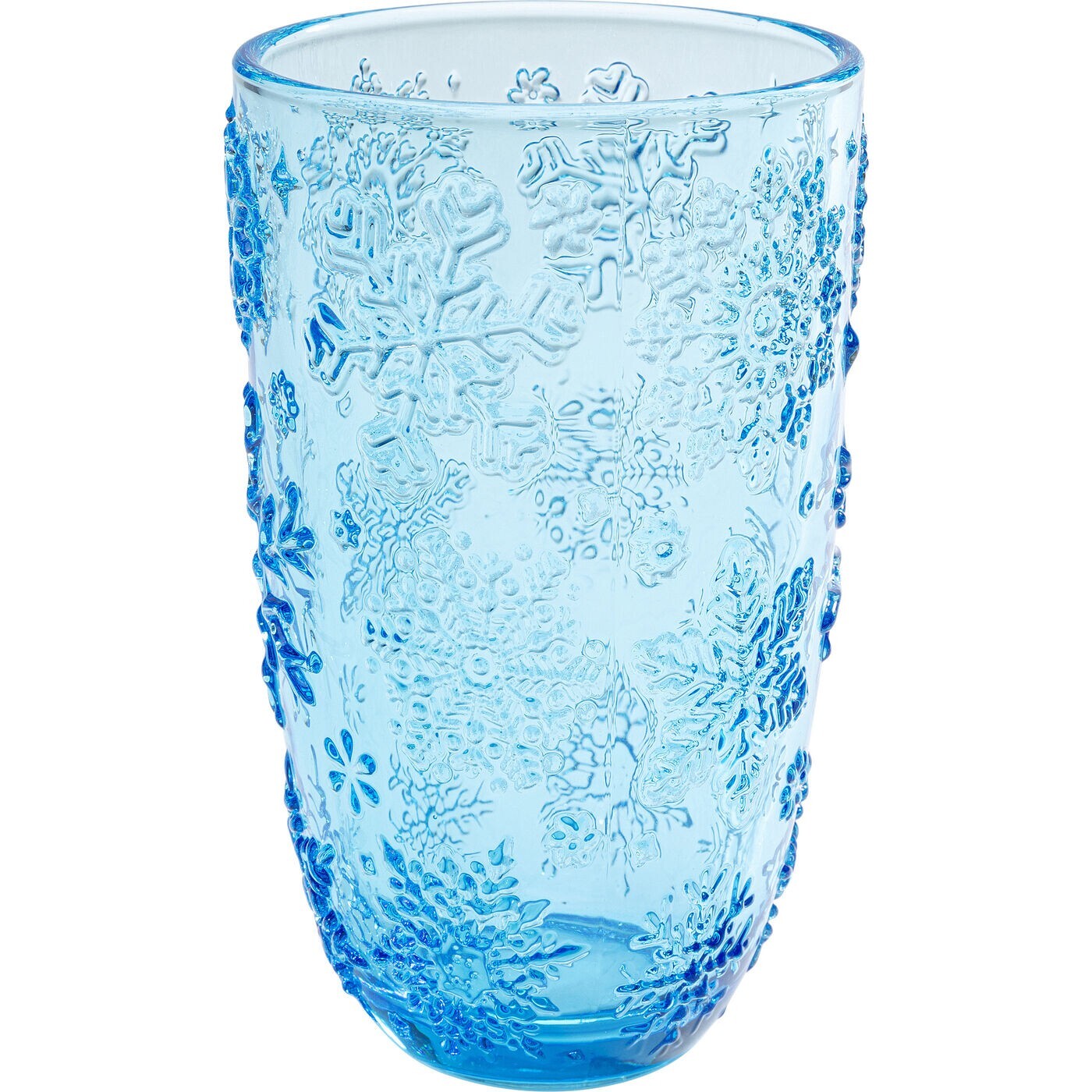 Verres à eau Ice Flowers bleus set de 6 Kare Design