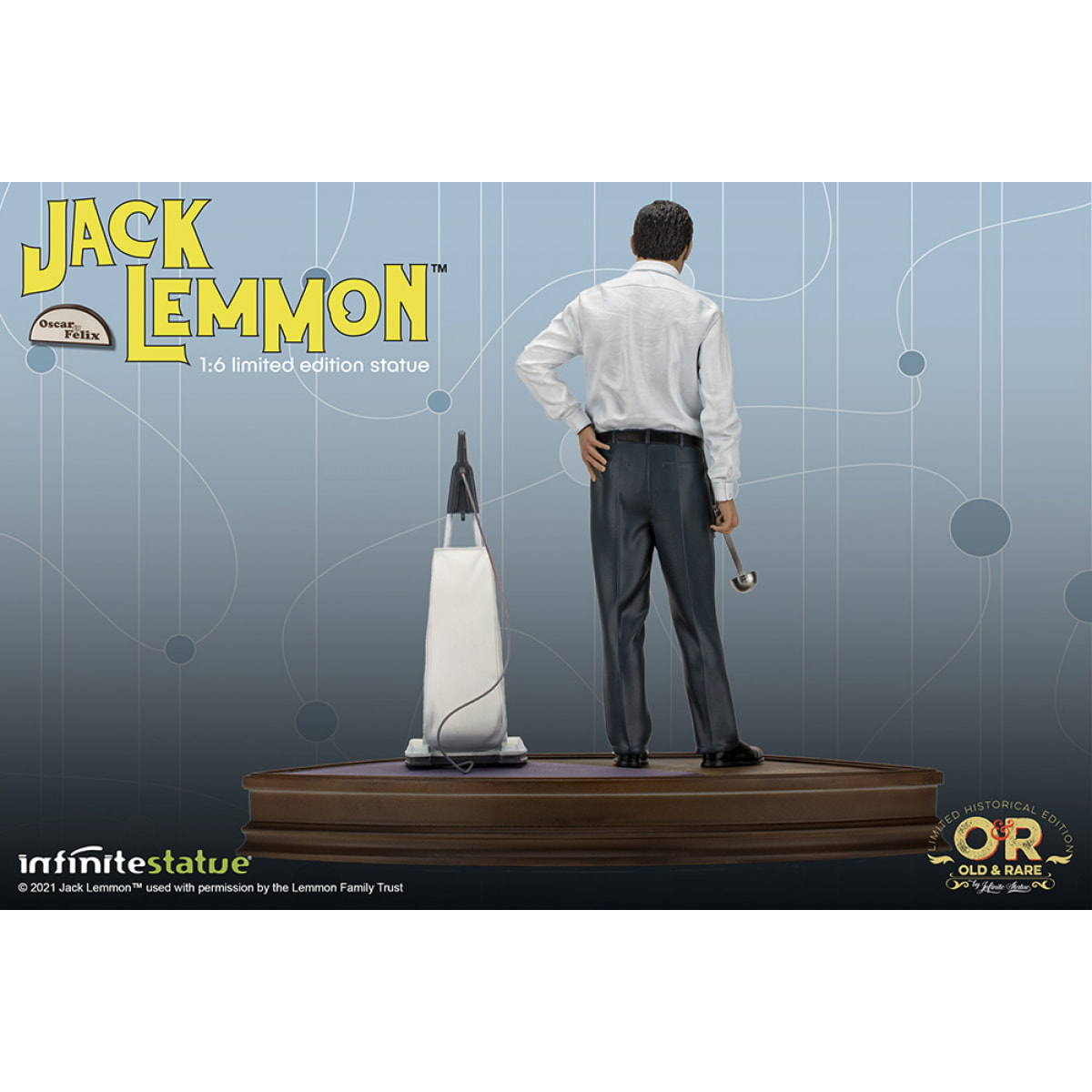 Jack Lemmon Old&rare 1/6 Resin Statua Statua Infinite Statua