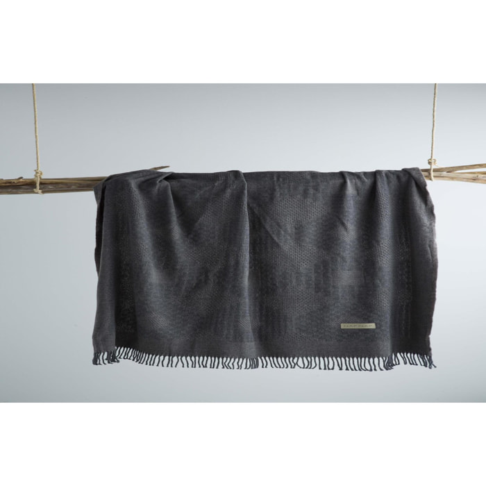 PLAID ARLETH - COTON ET POLYESTER - vison