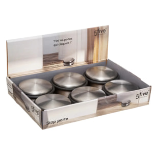 Stop-porte bas métal