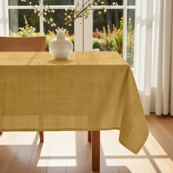 Nappe en résine anti-taches XL Moutarde