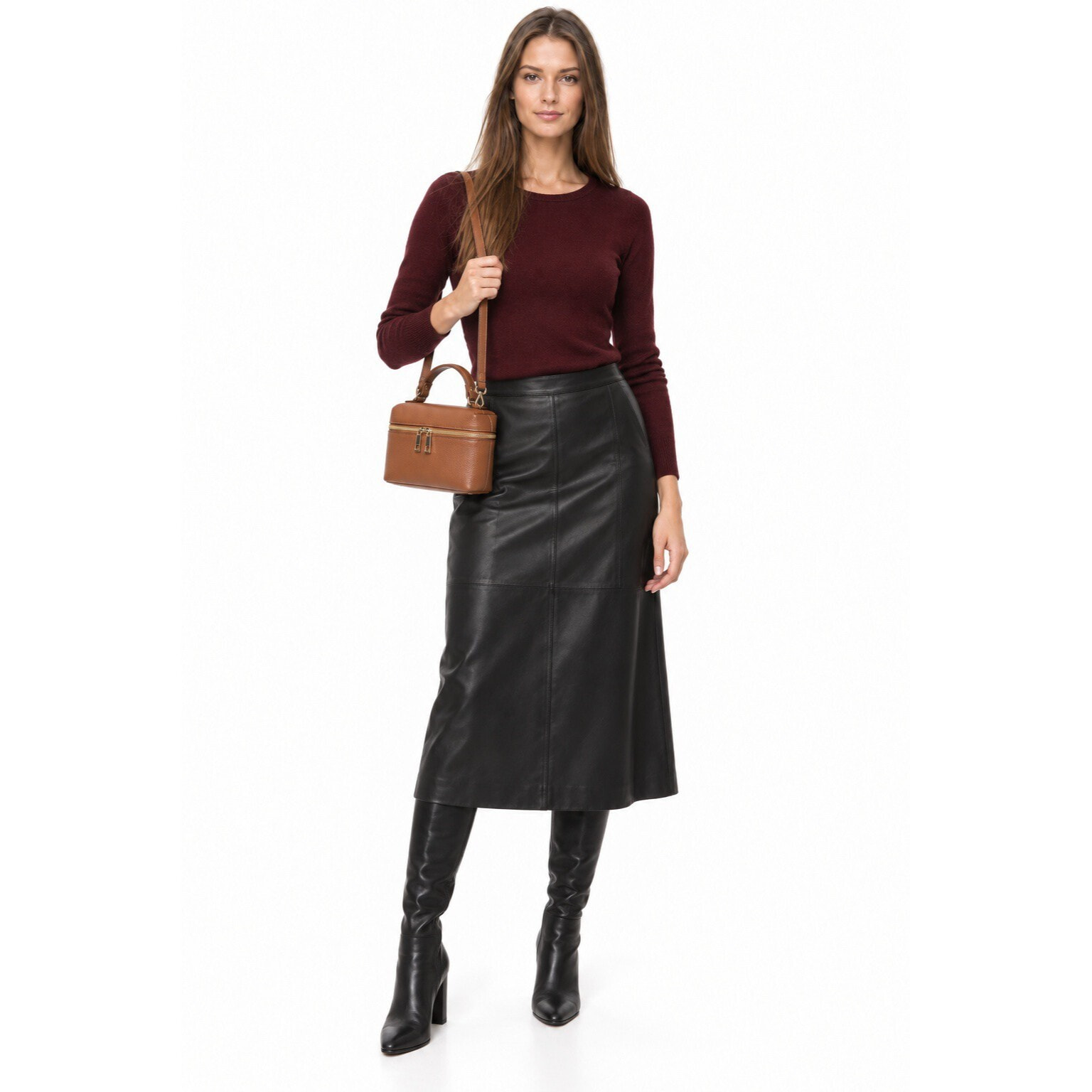 Tote Anna Luchini Cammello