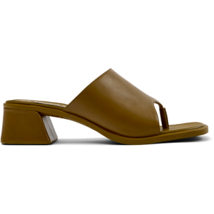 Sandalias - CAMPER Kora Sandal - Verde - Cuero liso