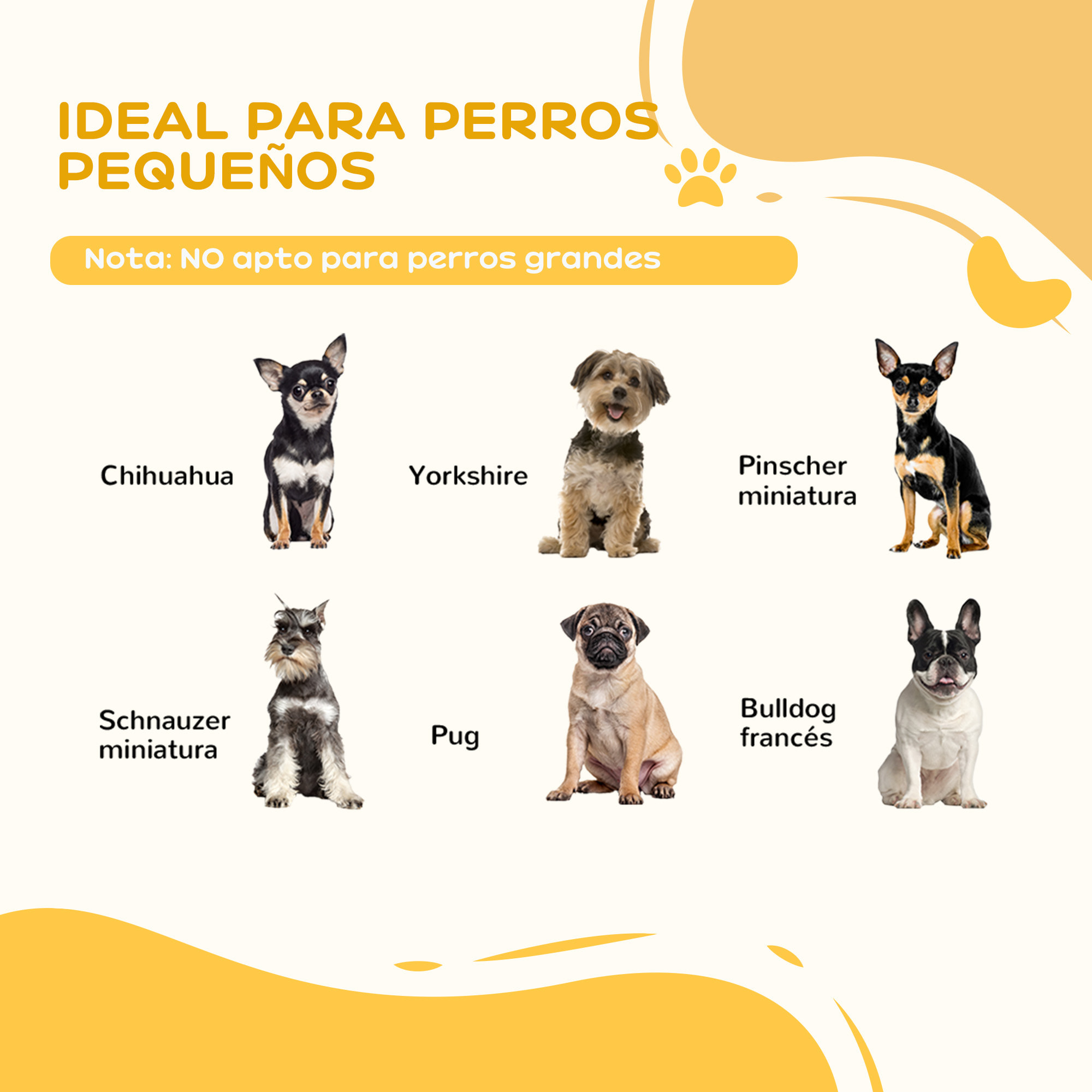 Barrera de Seguridad para Perros Pequeños Plegable Barrera para Perros en Casa de 3 Paneles con Patas Anchos para Escaleras Pasillos 154,5x29,5x61 cm Café