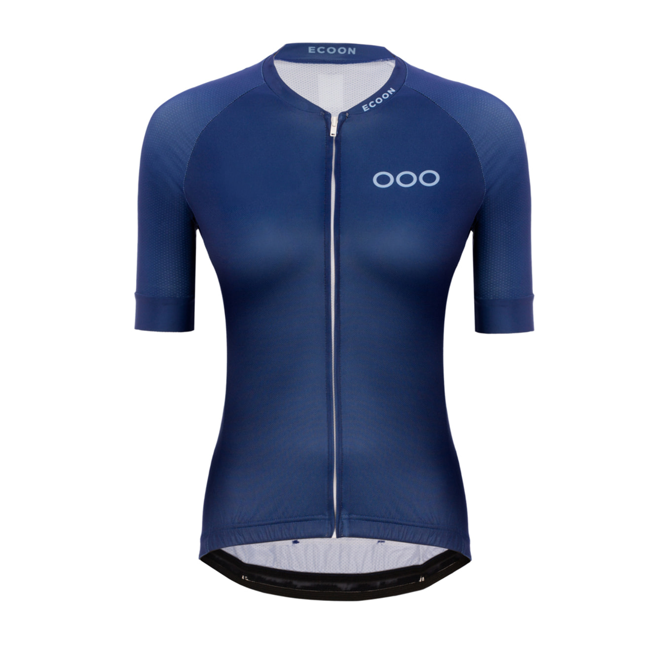 Maglia da ciclismo a maniche corte ECOON Galibier da donna in blu