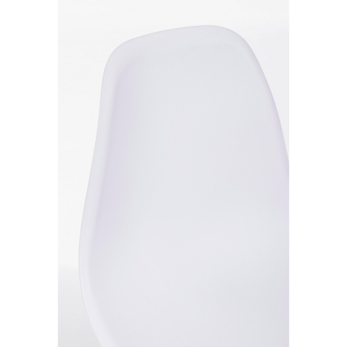 Set di 4 sedie MANDY in polipropilene bianco