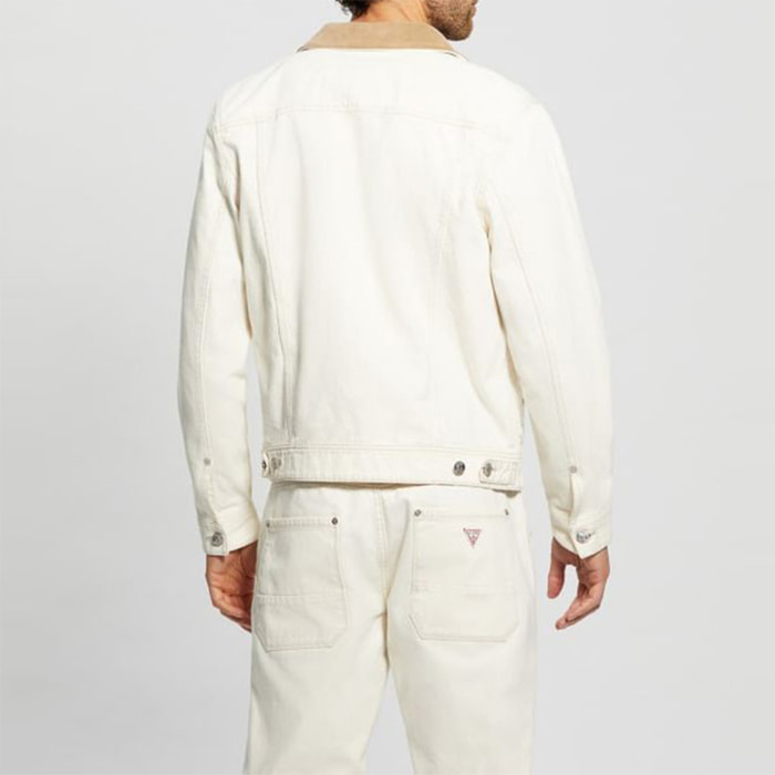 Veste Dean - 100% coton - coupe classique - crème