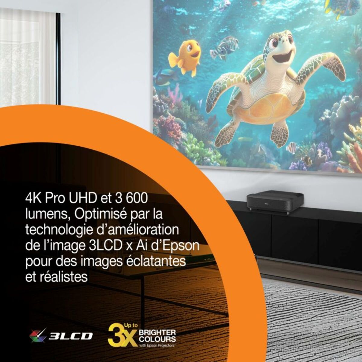 Vidéoprojecteur home cinéma EPSON EH-LS670B 2025 4K PRO UHD, Google TV