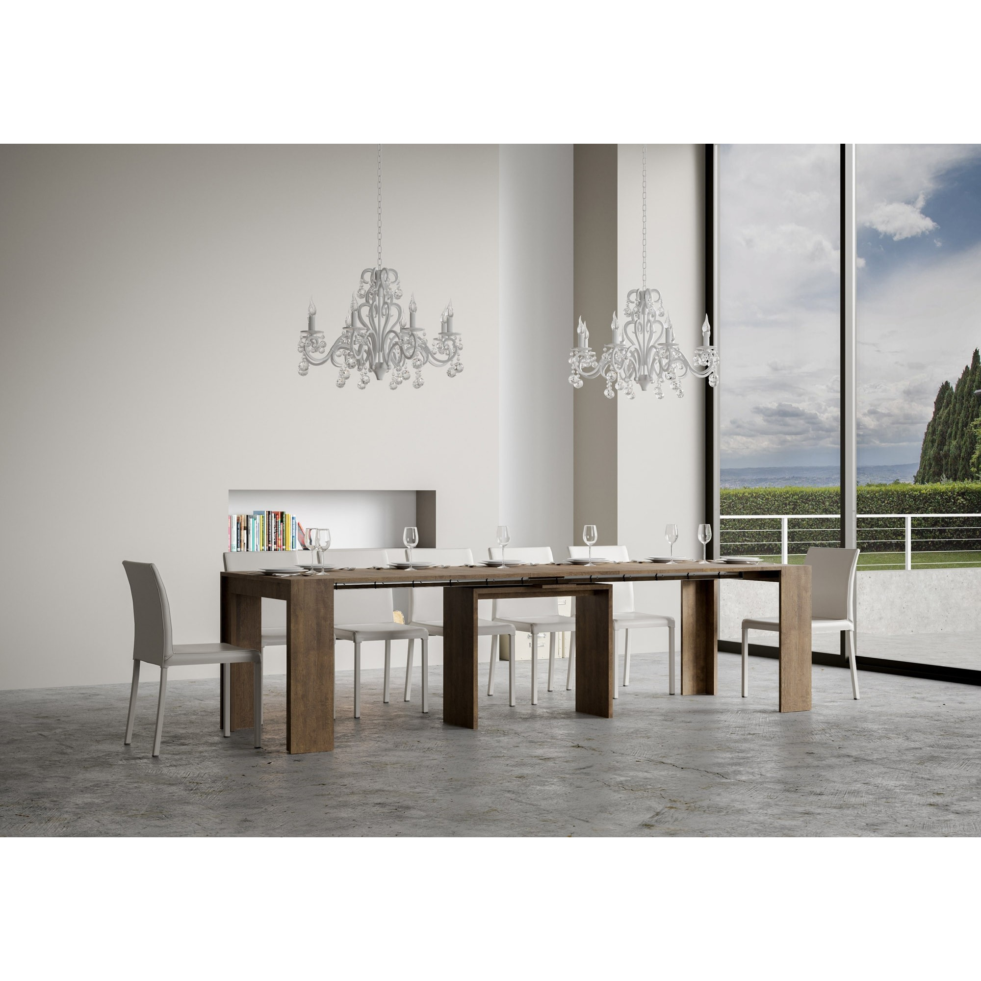 Console extensible 90x42/302 cm Mia Noyer