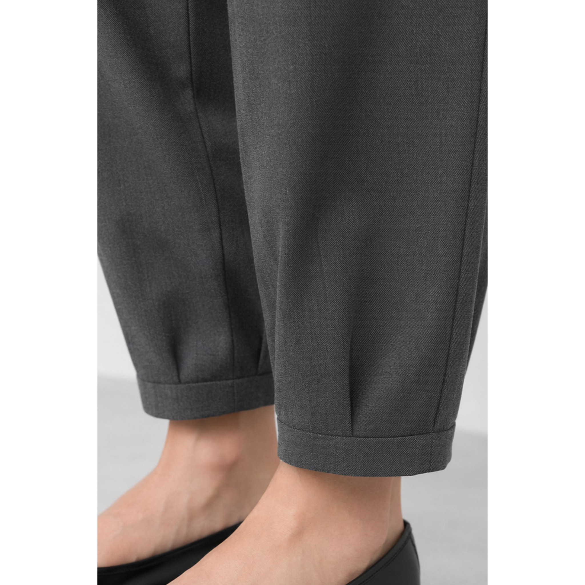 Kocca - Pantaloni sartoriali da donna a vita alta con pieghe Donna