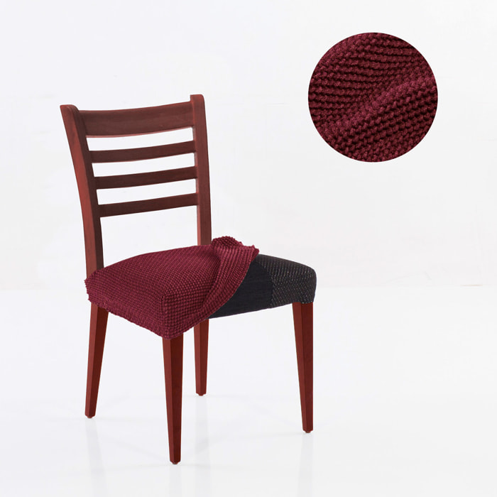 Funda Super Elástica para ASIENTO de SILLA pack2 unidades modelo HELENA