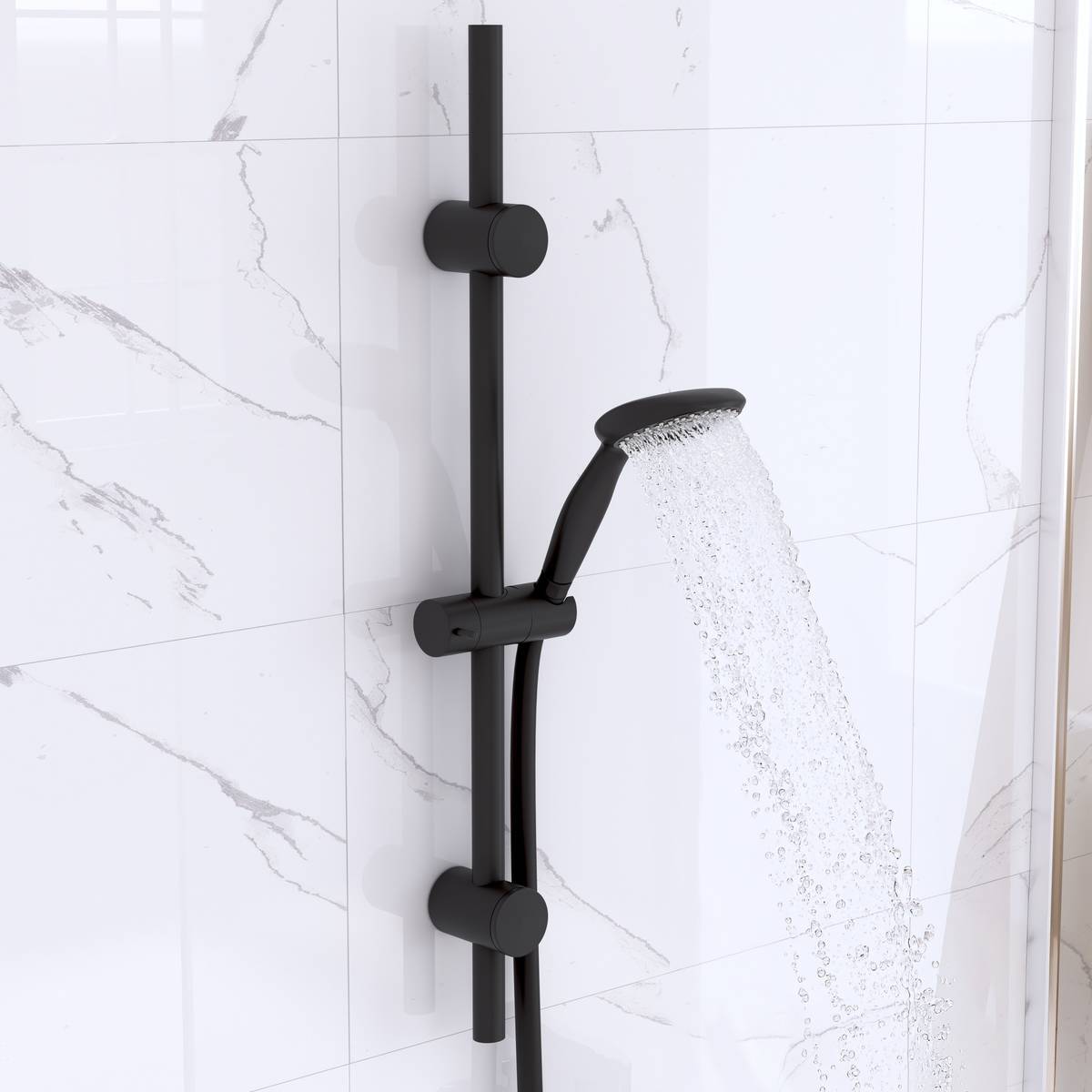 Colonne de douche H.73,5cm noir